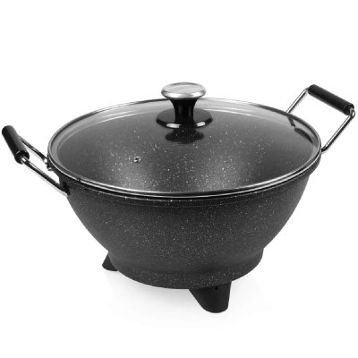 PRINCESS  Wok &eacute;lectrique Stir-Fry 40&nbsp;cm 162389 - Noir