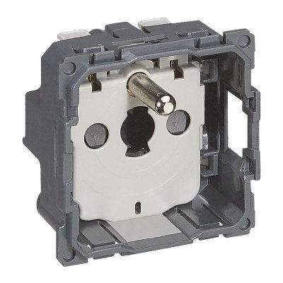 LEGRAND Prise &agrave; bornes C&eacute;liane automatique 2 p&ocirc;les + T 16A