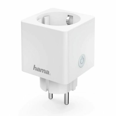 HAMA Prise WLAN "Mini", ss concent., pr com. voc. et via app., 3 680W, 16 A