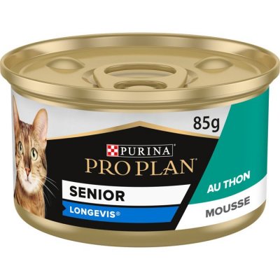 PRO PLAN  Bo&icirc;te Mousse Adulte 7+ au Thon pour Chat