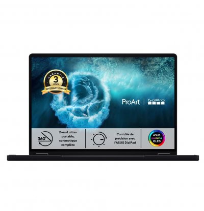 ASUS ProArt GoPro Edition PX13 HN7306EAC 13"" OLED Ecran tactile AMD Ryzen 9 128 Go RAM 2 To SSD Noir