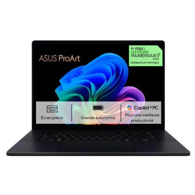  ProArt P16 H7606WR-DRFSE004W 16"" Ecran tactile 120Hz AMD Ryzen AI 9 HX 32 Go RAM 2 To SSD Noir
