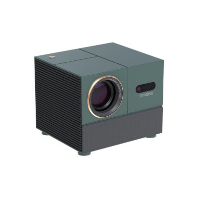 STRONG Projecteur 1080p puissant 300 lumens LCD vert Smart TV Wi-Fi Autofocus Android TV