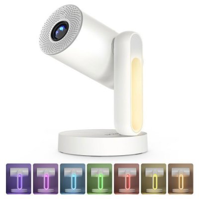 ETOE Projecteur &eacute;toile de mer  avec Android TV 11.0 int&eacute;gr&eacute; et rotation &agrave; 140&deg; Starfish blanc