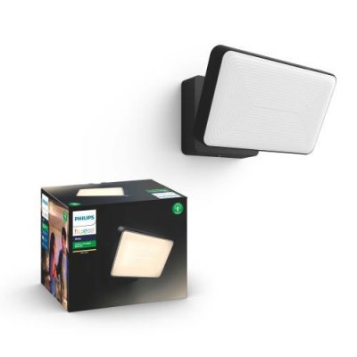 PHILIPS HUE Projecteur ext&eacute;rieur  21 5 x 20 5 cm IP44 2600lm 240V noir