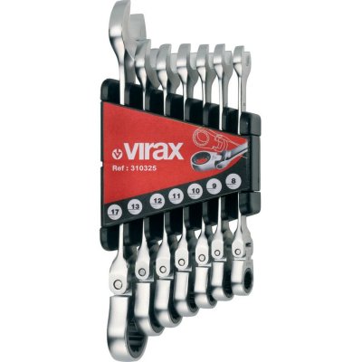VIRAX Promo  -Cl&eacute; &agrave; cliquet &agrave; t&ecirc;te flexible 8-17 mm