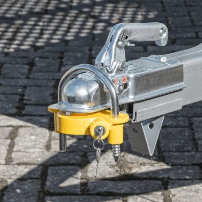 PROPLUS  341329 Antivol T&ecirc;te d'Attelage avec Cylindre de Serrure