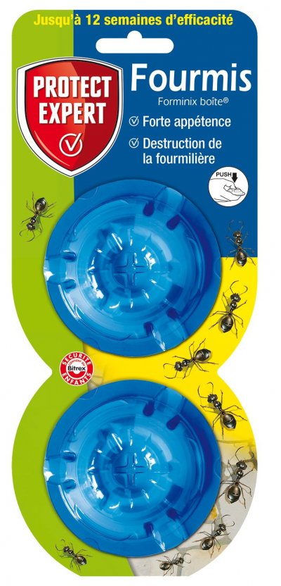 PROTECT EXPERT  FBOIT2N Anti-Fourmis Boites appats, 2 x 2Gr