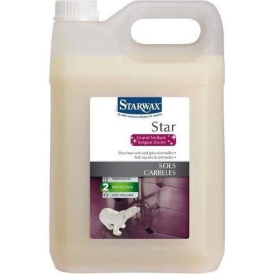 STARWAX Protecteur sol carrel&eacute;s Star Grand brillant longue dur&eacute;e  5 L