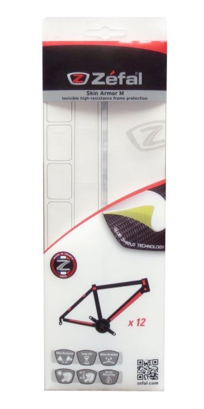 ZEFAL Protection cadre  skin armor m invisible (planche de 12 pieces)