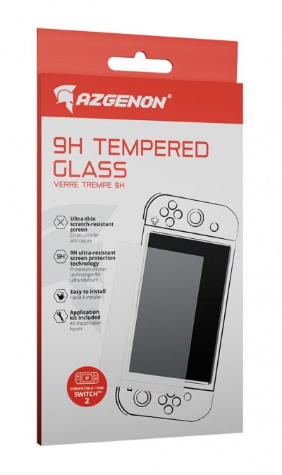 AZGENON Protection &eacute;cran 9H  Transparent pour Nintendo Switch 2 