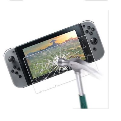GENERIQUE Protection &eacute;cran en verre tremp&eacute;  + lingette micro fibre pour Nintendo Switch