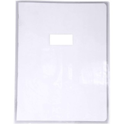 CLAIREFONTAINE Prot&egrave;ge-Cahier Cristal 24/100&egrave;me 24x32cm Transparent Incolore