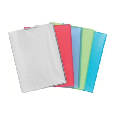 EXACOMPTA Prot&egrave;ge-doc En Pp Semi Rigide Chromali. 60 Vues A4 Assorties