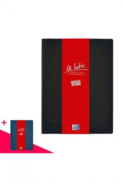 ELBA Prot&egrave;ge-documents Lutin classique - 80 pochettes - noir
