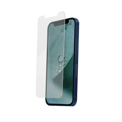 BIGBEN CONNECTED Prot&egrave;ge &eacute;cran plat iphone 13 mini eco-con&ccedil;u avec kit de pose just green