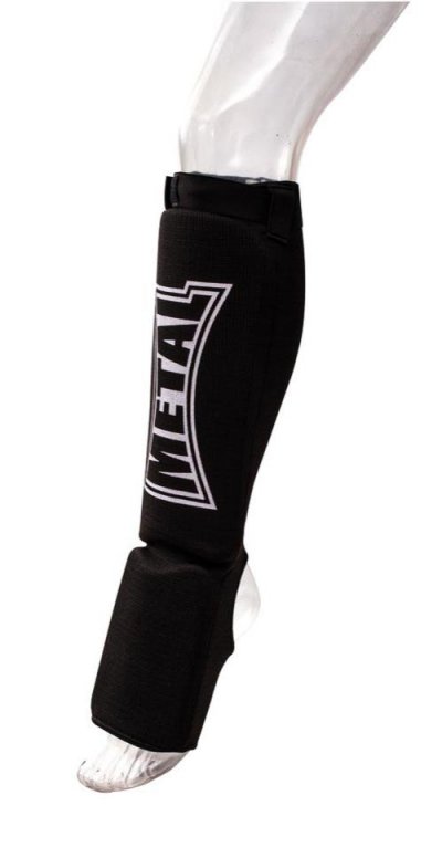 METAL BOXE Protege Tibia -  - Protege Tibias Et Pieds - Noir Mixte S