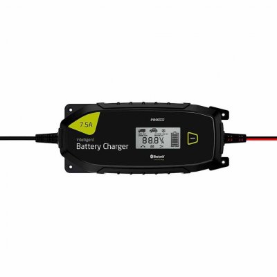 PROUSER  IBC7500B Chargeur de Batterie Bluetooth 12/24 V 4 A Noir