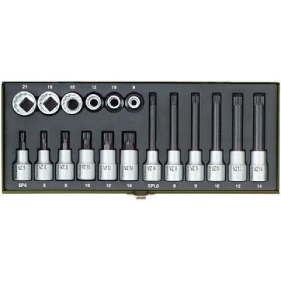 PROXXON  2223296 - Estuche especial 1/2"" spline 18 pcs