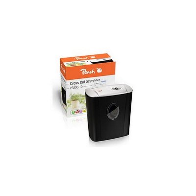 PEACH PS500-10 - Destructeur de documents coupe crois&eacute;e