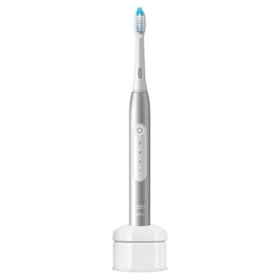  Pulsonic slim luxe 4000 electrique 3 programmes de nettoyage minuterie de brossage argent