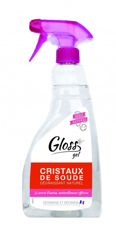 GLOSS Pulv&eacute;risateur cristaux de soude gel concentr&eacute;  750 ml