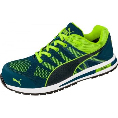PUMA  PU643170-45, Chaussure d'athl&eacute;tisme Mixte, Verde/Giallo, 45 EU