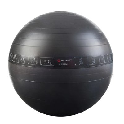 PURE2IMPROVE PURE 2 IMPROVE P2I200070 Ballon d'exercice Noir