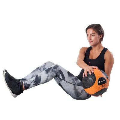 PURE2IMPROVE  Medicine Ball 4 kg orange / noir