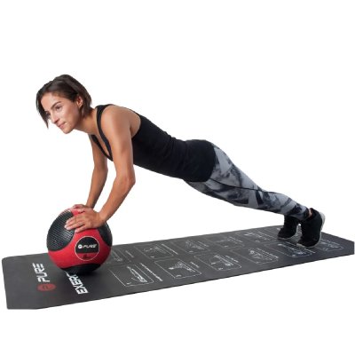 PURE2IMPROVE  Medicine Ball 8kg Rouge 8 Kg