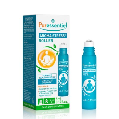PURESSENTIEL  Roller Stress aux 12 Huiles essentielles - 5 ml T.U