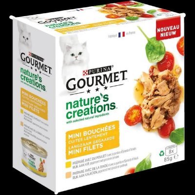 GOURMET Purina  Mini Bouchees - Poulet Et Dinde - 8 X 85 G Aucune