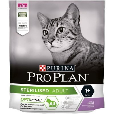 PRO PLAN Purina Proplan Sterelised OptiRenal Chat Adulte Dinde 400g