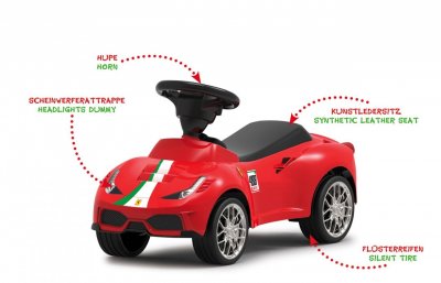 JAMARA Push car ferrari 488 rouge 460604