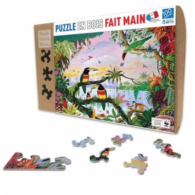 PUZZLE MICHELE WILSON Puzzle 100 pi&egrave;ces LA JUNGLE  Multicolore