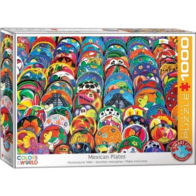  Puzzle 1000 pi&egrave;ces : assiettes mexicaines