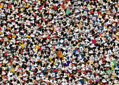 RAVENSBURGER Puzzle 1000 pi&egrave;ces Challenge  Mickey Mouse 