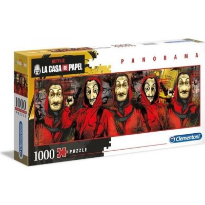 CLEMENTONI Puzzle 1000 pi&egrave;ces  La Casa de Papel Panorama 
