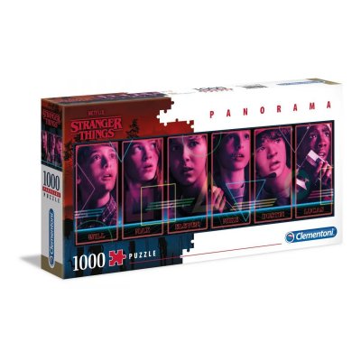 CLEMENTONI Puzzle 1000 pi&egrave;ces  Stranger Things Panorama 