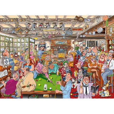 DISET Puzzle 1000 pi&egrave;ces  Wasgij Destiny 19 La taverne des 2 puzzles 