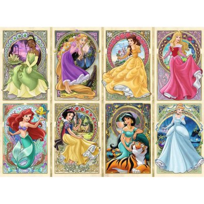 RAVENSBURGER Puzzle 1000 pi&egrave;ces - Disney Princesses Art Nouveau 