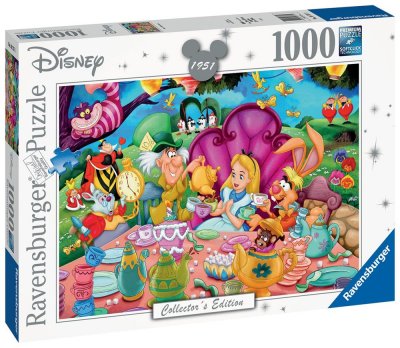 RAVENSBURGER Puzzle 1000 pi&egrave;ces  Alice au pays des merveilles 