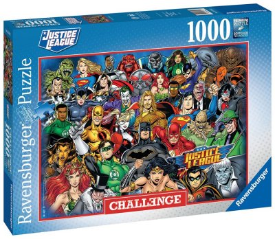 RAVENSBURGER Puzzle 1000 pi&egrave;ces  DC Comics Challenge Puzzle 