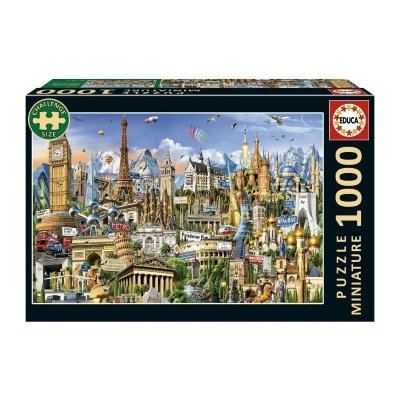 EDUCA Puzzle 1000 pi&egrave;ces : SYMBOLES EUROPEENS