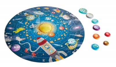 HAPE Puzzle 102 pieces Systeme solaire