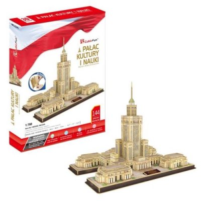CUBIC FUN Puzzle 144 pi&egrave;ces - Puzzle 3D - Palais de la Culture et de la Science