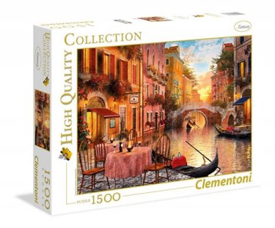 CLEMENTONI Puzzle 1500 pi&egrave;ces  High Quality Venezia 