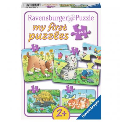 RAVENSBURGER Puzzle 2 Pi&egrave;ces : 4 Puzzles - Animaux,  