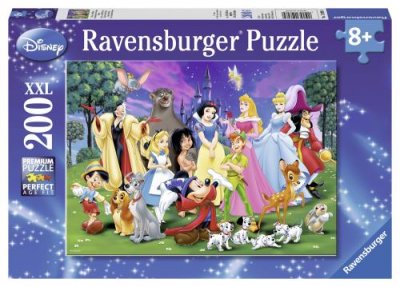 RAVENSBURGER Puzzle 200 pi&egrave;ces XXL  Les Grands Personnages Disney