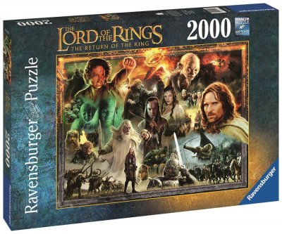 Puzzle 2000 pi&egrave;ces : Le Retour du roi, Le Seigneur des anneaux